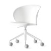 Sedia Tuka CB/2126 Connubia - Struttura Bianco ottico opaco e seduta in polipropilene Bianco ottico opaco