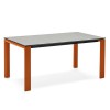 Tavolo Dorian Metal CB/4815-R160 Connubia - Struttura Zafferano opaco e Piano in ceramica Stone