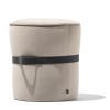 Pouf Pof CB/5207 Connubia - Rivestito in tessuto Mat Sabbia