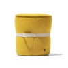 Pouf Pof CB/5207 Connubia - Rivestito in tessuto Cros Limone