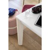 Tavolo Lord Wood CB/4832-R Connubia - Gambe Faggio Sbiancato, Piano in Leno nobilitato Bianco Materico