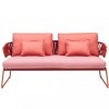 Divano Lisa Club 2885 Scab Design - Cuscini Terracotta