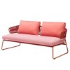 Divano Lisa Club 2885 Scab Design - Cuscini Terracotta