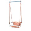 Seduta Sospesa Lisa Swing 2883 Scab Design - Struttura Avio e seduta corda Arancio