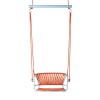 Seduta Sospesa Lisa Swing 2883 Scab Design - Struttura Avio e seduta corda Arancio