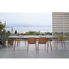 Tavolo Esagonale Squid Scab Design - Struttura Terracotta e Piano Ardesia