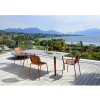 Tavolo rettangolare Squid 2431 Scab Design - Struttura Terracotta e Piano in Ardesia