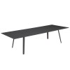 Tavolo Squid Of 2432OF Scab Design - Struttura Nero e piano Antracite