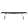 Tavolo Squid Of 2432OF Scab Design - Struttura Terracotta e piano Antracite