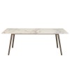 Tavolo Squid M 2433 Scab Design - Struttura Bronzo e Piano marmo Calacatta