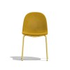 Sedia Academy CB/1663-VE - Struttura in metallo Ottone verniciato P33L e seduta in tessuto Mat Limone SLL