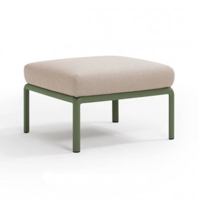 Pouf Komodo - Struttura in polipropilene e seduta rivestita in tessurto. In diverse combinazioni di colori.