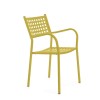Sedia Alice con bracciolo Vermobil - Colore Curry.