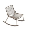 Poltrona a dondolo Roma Vermobil - Beige