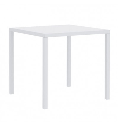 Tavolo Quatris impilabile Vermobil  - Colore Bianco Goffrato