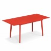 Tavolo Plus4 Emu - L120 (Allungabile 172) - Rosso Scarlatto
