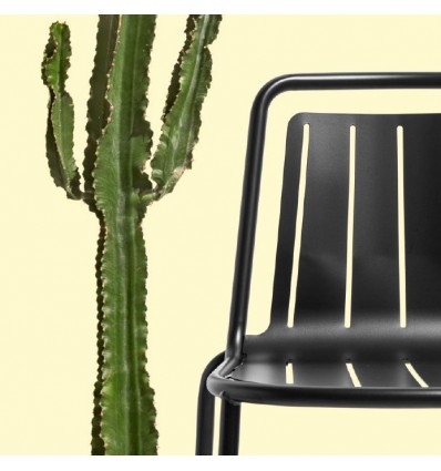 Sedia Easy CB/2131-E Connubia Outdoor - Nero