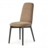 Sedia Riley CB/2158 Connubia - Struttura Grafite e Tessuto Mat Cammello