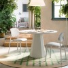 Sedia Zero CB/2151 Connubia - Struttura Bianco ottico opaco e Seduta Bianco ottico Opaco