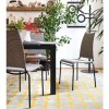 SEDIA AIR HIGH CB/1069 - Struttura in metallo Nero Opaco P15, seduta e schienale in rete Net Nancy Sahara AV7. Impilabile