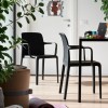 Sedia Bayo con braccioli CB/2119 Connubia - Nero Opaco