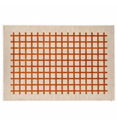 Tappeto Cek rettangolare CB/7257 Connubia - Beige e Zafferano