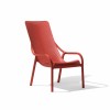 Poltrona Net Lounge Nardi - In polipropilene, colore rosso Corallo.