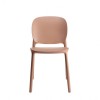 Sedia Hug 2380 Scab Design - In tecnopolimero, colore Caramel 17.