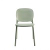 Sedia Hug 2380 Scab Design - In tecnopolimero, colore Verde Salvia 58.