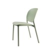 Sedia Hug 2380 Scab Design - In tecnopolimero, colore Verde Salvia 58.