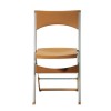 Sedia Compact Pieghevole Gaber - Struttura in alluminio, seduta e schienale in Senape 36..