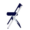 Sedia Compact Pieghevole Gaber - Struttura in alluminio, seduta e schienale in Blu Notte 11.