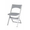 Sedia Compact Pieghevole Gaber - Struttura in alluminio, seduta e schienale in Grigio Perla 14.