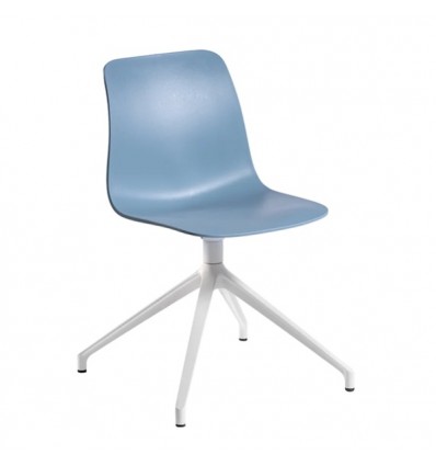 Sedia Unik U Gaber - Struttura in alluminio Bianco e seduta in Avio 98.