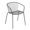 Sedia Amitha B Gaber - Struttura in metallo colore Grigio Antracite 21.