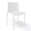 Sedia Clipperton Gaber - Struttura in Bianco e seduta in Bianco 00.