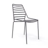 Sedia Link Gaber - In metallo Grigio Antracite 21.