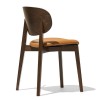 Sedia Eide CB/2188-A Connubia - Struttura Smoke e Seduta Cognac G8S