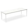 Tavolo Artic Fast CB/4860-R Connubia - Struttura Bianco ottico opaco P94 e piano in ceramica Marmo Bianco Alpi P17C