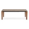 Tavolo Band CB/4857-R Connubia - Gambe Noce P201 e piano in ceramica Nocciola P166 