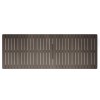 Tavolo Tevere 210 Estensibile - Dettaglio angolo, colore Terra 44 materiale rigenerato.