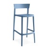 Sgabello Skin CS/1843 Calligaris Outlet - In Sky Blue P100, Altezza Seduta 76 centimetri.