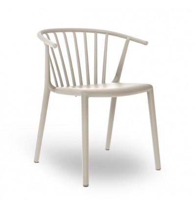 Sedia Woody Resol - Colore Bianco Avorio.