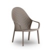 Poltrona Gianet Lounge Gaber - Colore Grigio Minerale.