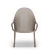Poltrona Gianet Lounge Gaber - Colore Grigio Minerale.