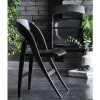 Sedia Clickclack CB/2135 Connubia - Pieghevole, colore Nero Opaco P15.