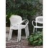 	Sedia Abby con braccioli CB/2194 Connubia - Colore Bianco Ottico Opaco P94.