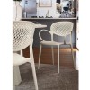 Sedia Abby con braccioli CB/2194 Connubia - Colore Canapa Opaco P151.