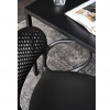 Sedia Abby con braccioli CB/2194 Connubia - Colore Nero Opaco P15.