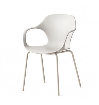 Sedia con braccioli Ops! CB/2311 Connubia - Struttura in Canapa P151, seduta in Sabbia P66P